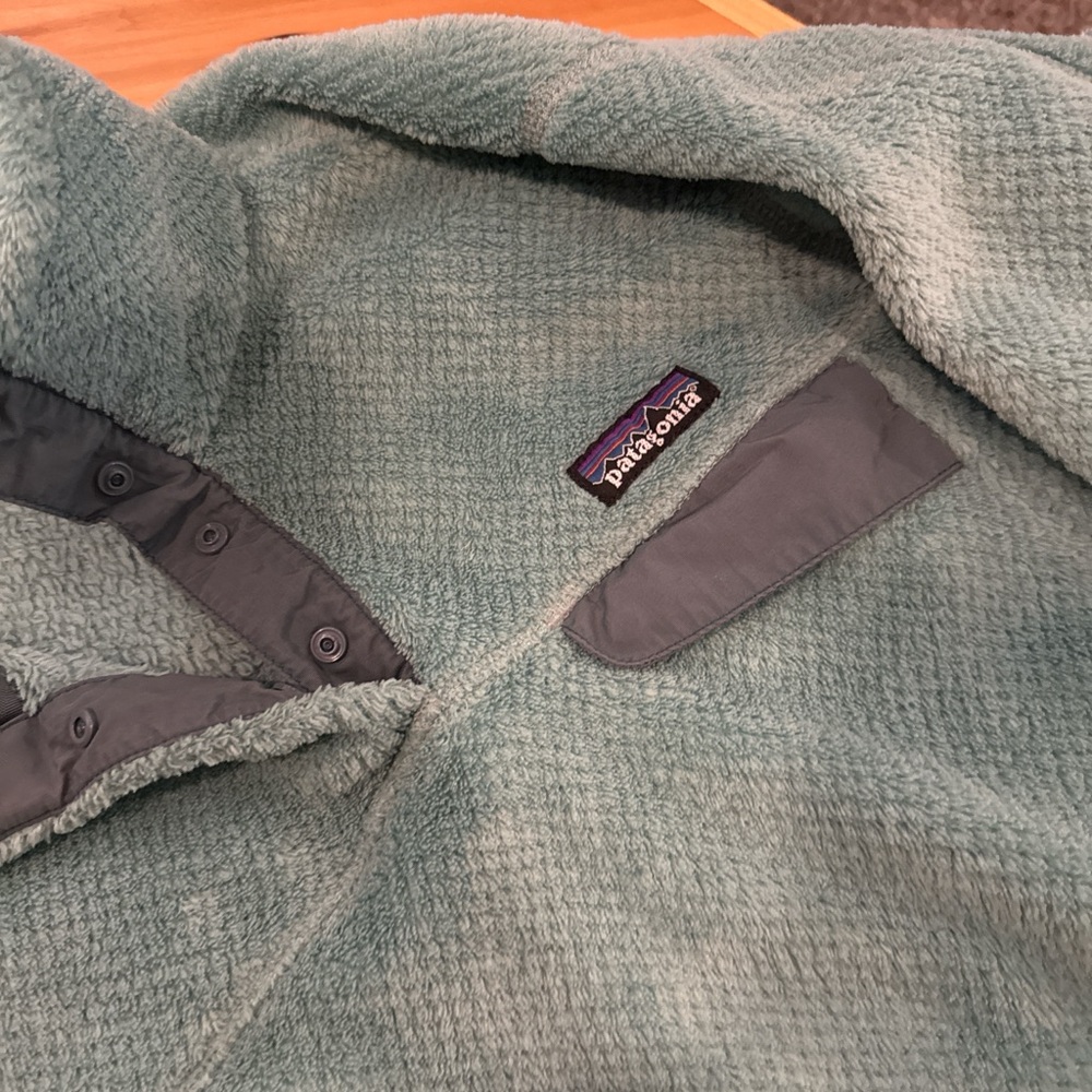 Patagonia Teal Fleece Jacket